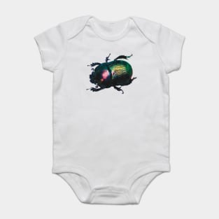 Splendid Earth-boring Scarab Beetle Baby Bodysuit